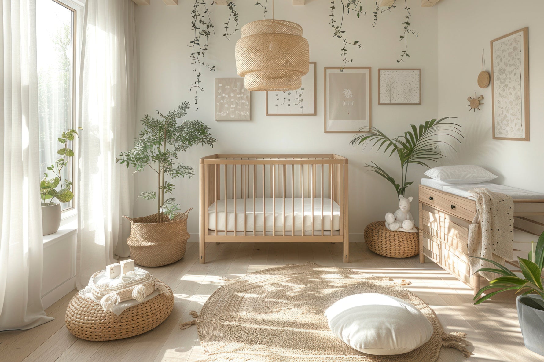 Astuces pour une déco douce et durable en bois et tissu dans la chambre de bébé - Mazzanne