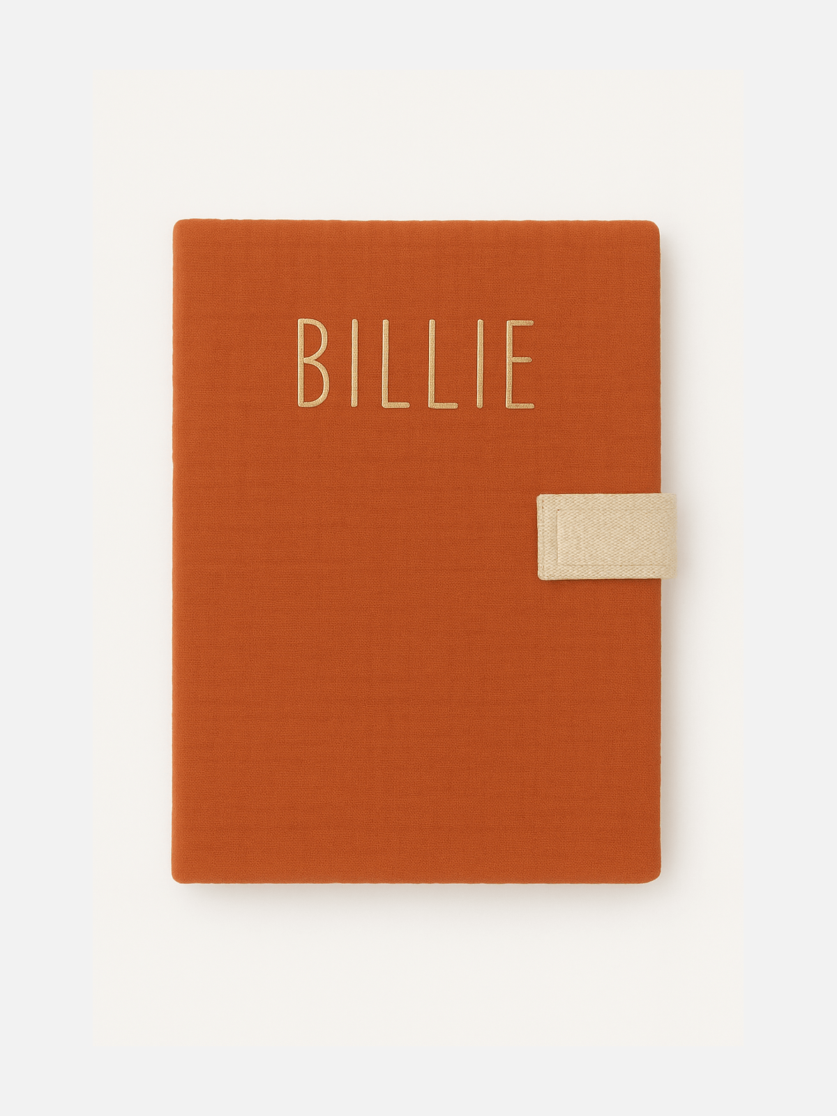 Cahier de coloriage personnalisable lavable et réutilisable en gaze de coton tangerine - mazzanne