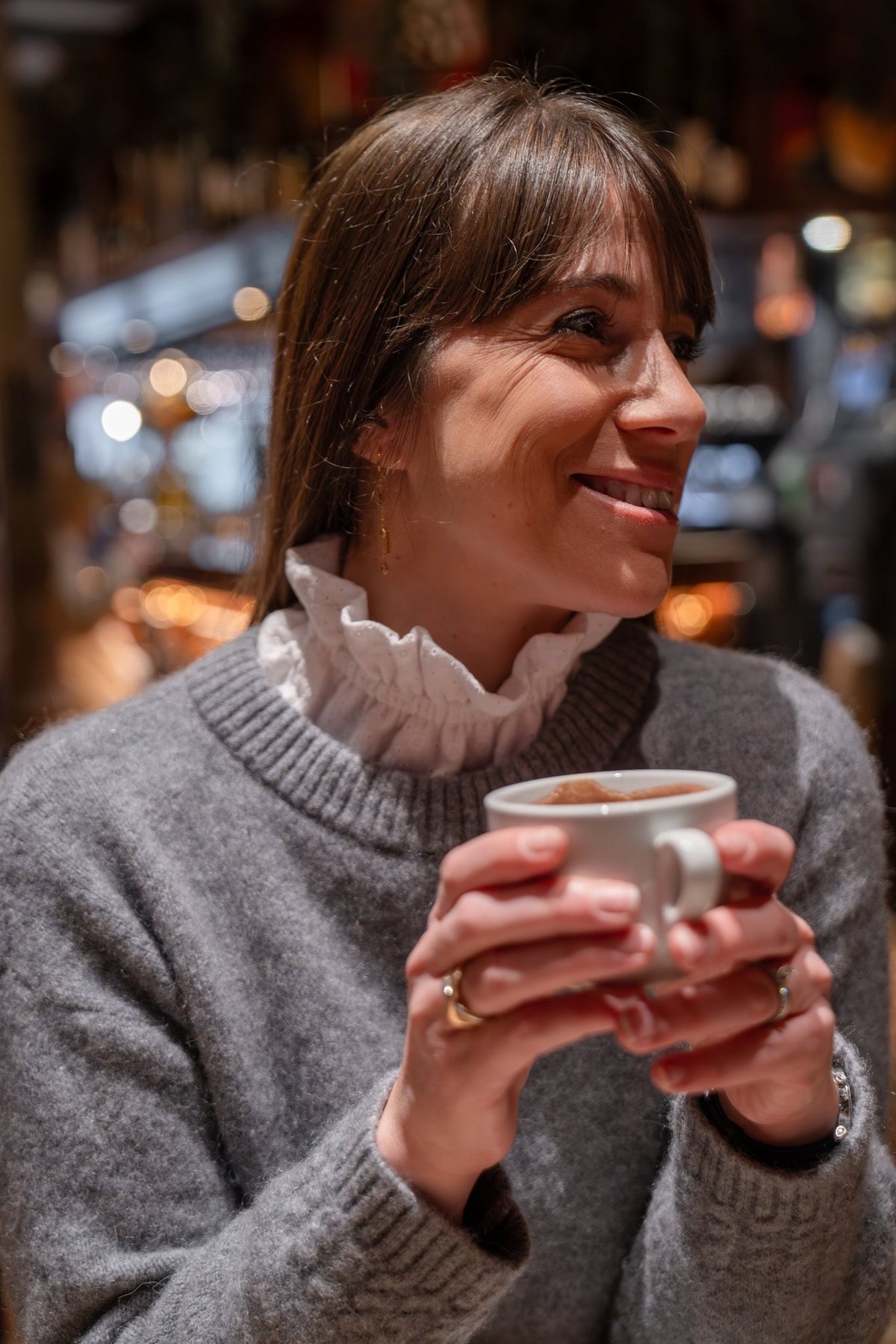 Col amovible victorien vêtement femme en gaze de coton blanche brodée - mazzanne