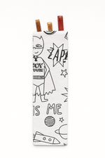 Marque - page enfants lavable et réutilisable en tissu à colorier superhéros - mazzanne