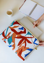 Pochette d’ordinateur portable femme rembourrée en tissu Verano à motifs graphiques colorés - mazzanne