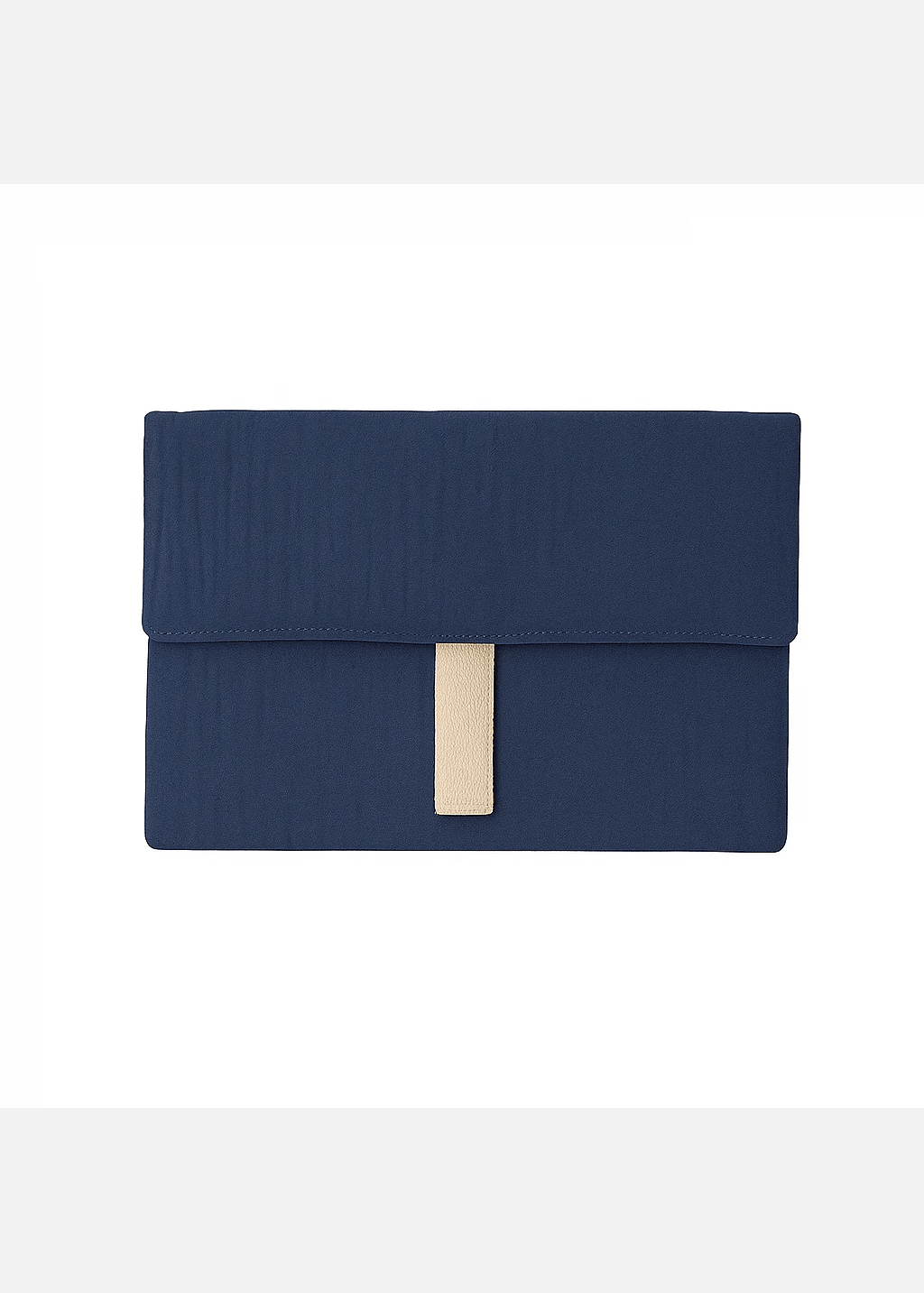 Pochette protection livre femme personnalisable en gaze de coton bleu - mazzanne