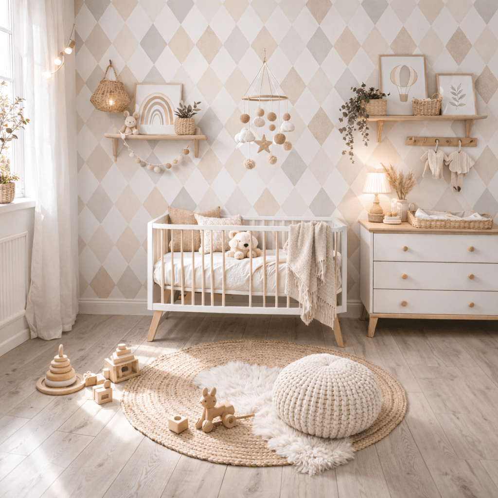 5 idées de papier peint pour chambre d’enfant pour une décoration murale douce et naturelle - Mazzanne