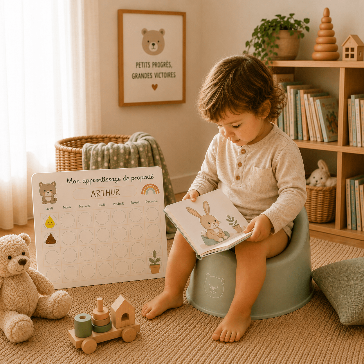 5 livres sur la propreté pour aider son enfant à apprendre le pot - Mazzanne