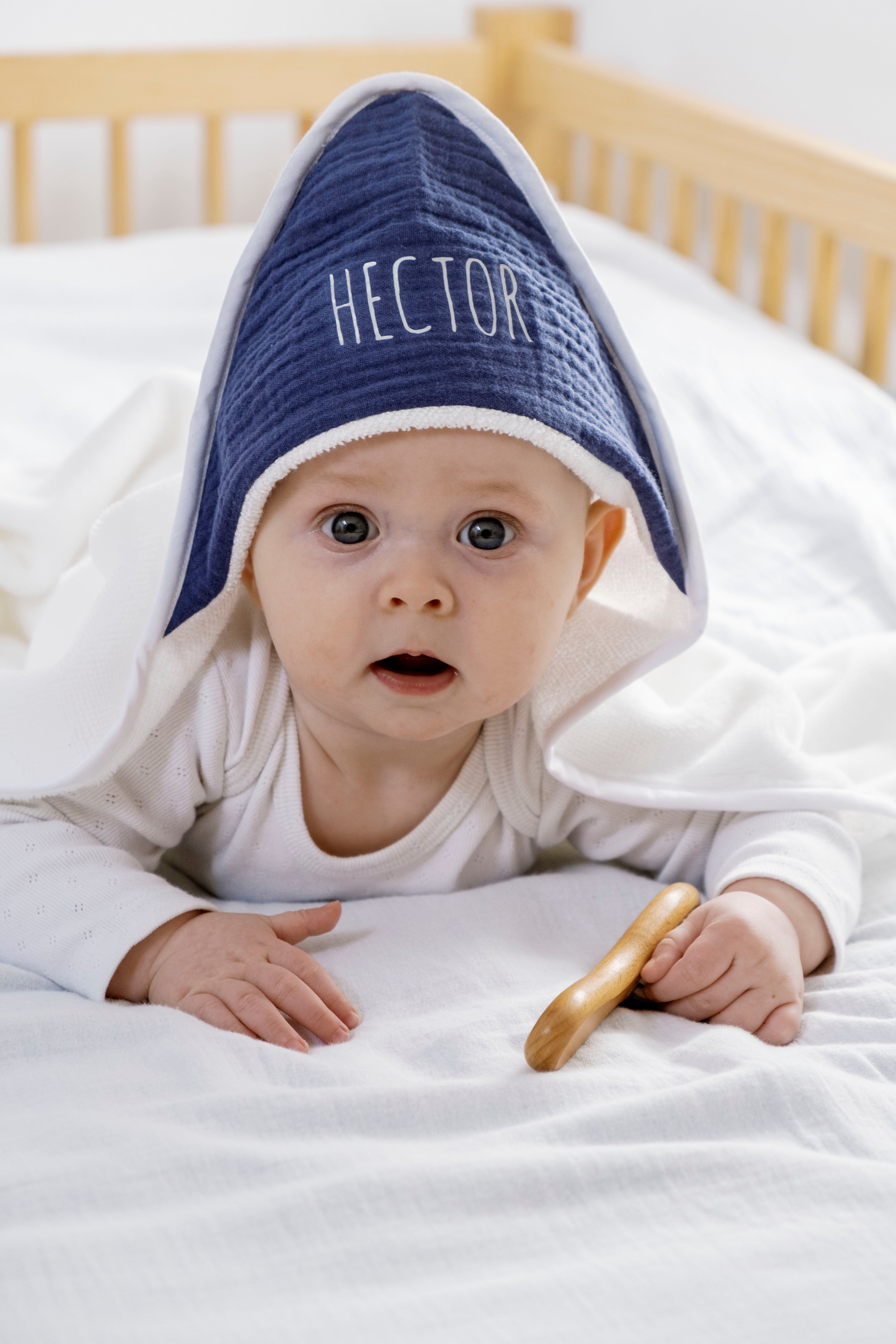 Accessoire bébé pour salle de bain personnalisable fait main en France - mazzanne
