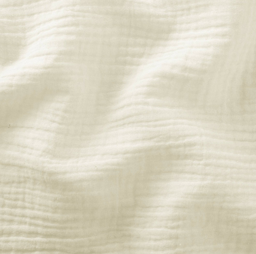 gaze de coton Ecru - mazzanne
