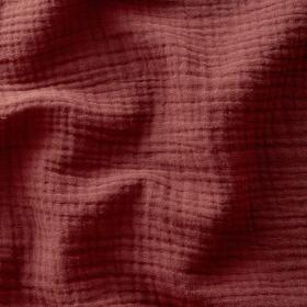 gaze de coton terracotta