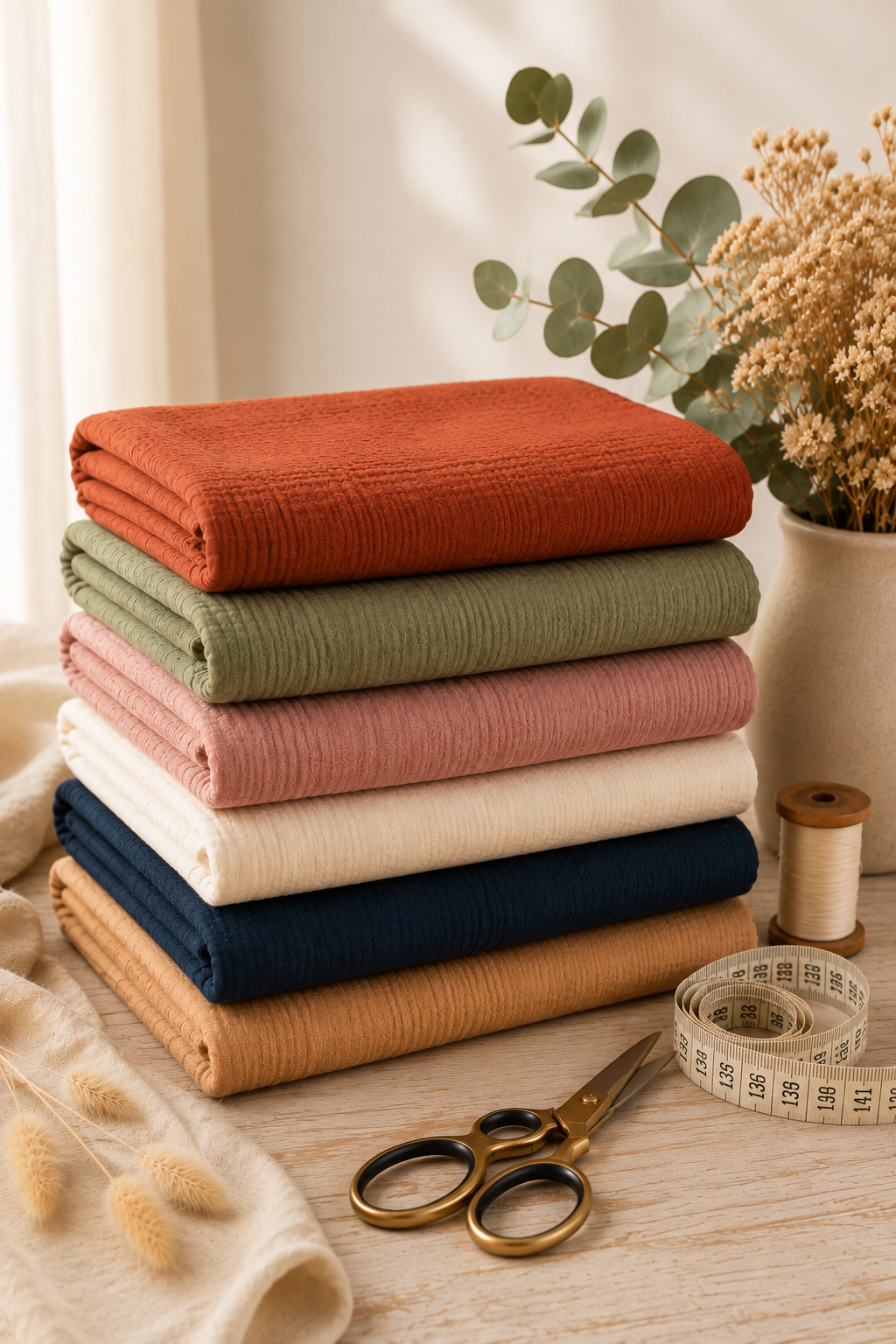Tissus vendus au mètre Mazzannr gaze de coton certifié Oeko-Tex® Standard 100