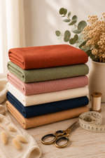 Tissus vendus au mètre Mazzannr gaze de coton certifié Oeko-Tex® Standard 100