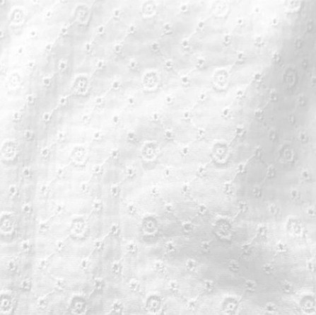 Blouse col claudine vêtement femme en gaze de coton brodée blanche - mazzanne