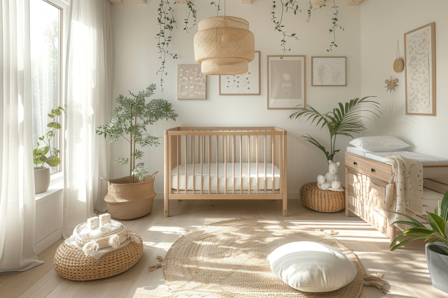 chambre douce et apaisante bébé