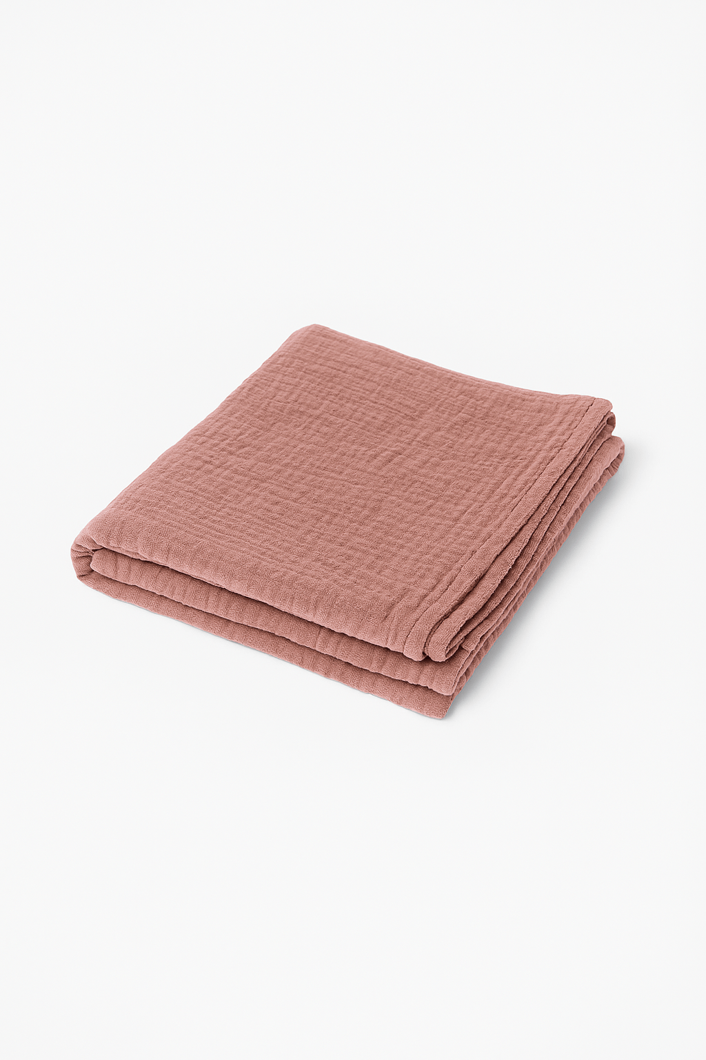 Coffret naissance bébé personnalisable fait main en France en gaze de coton rose - mazzanne