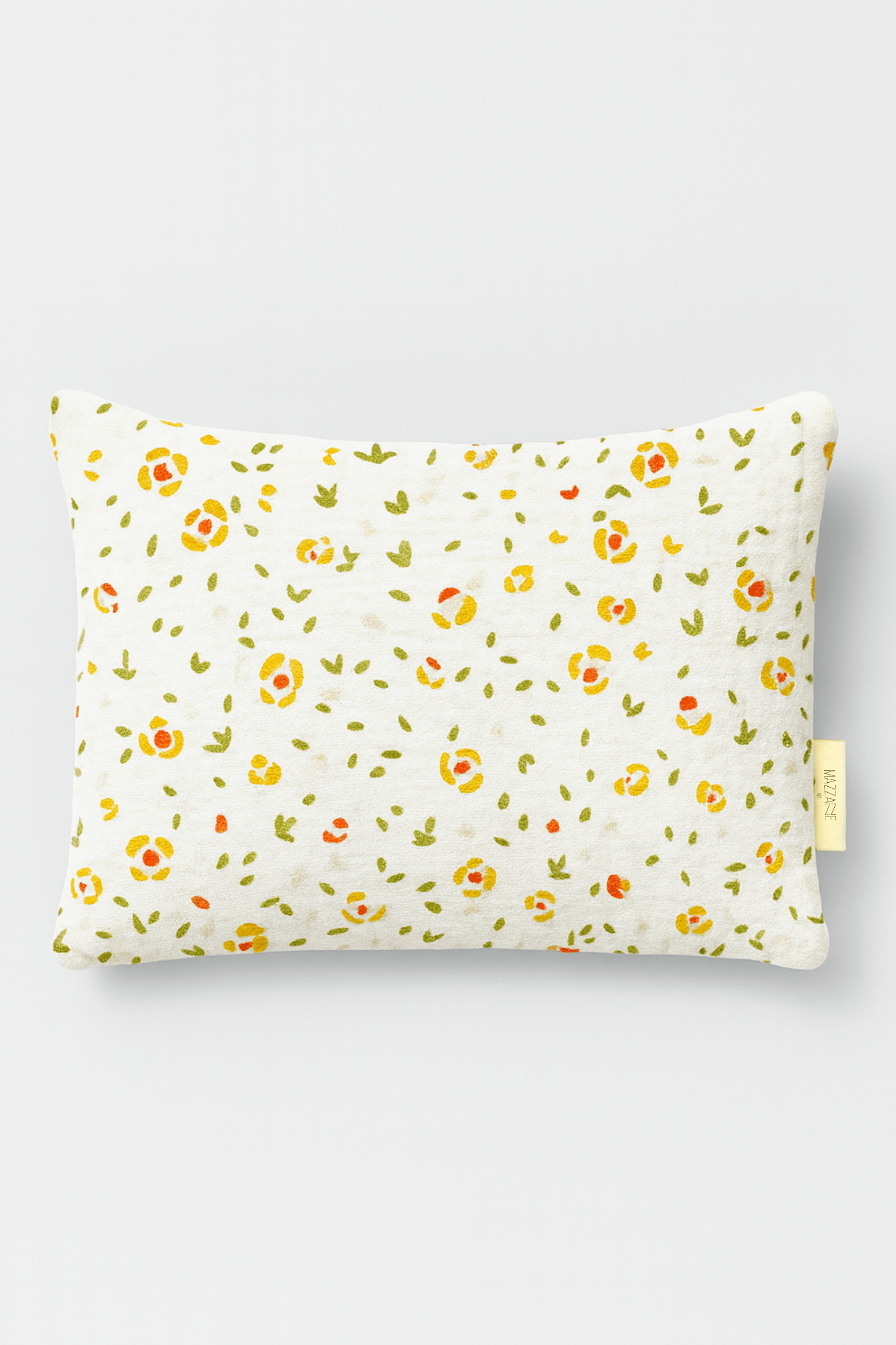 Coussin décoration chambre bébé et enfant personnalisable en gaze de coton fleurs - mazzanne