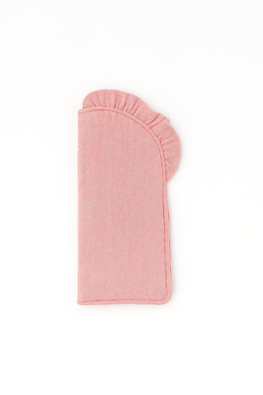 Étui à lunettes femme personnalisable en gaze de coton rose - mazzanne