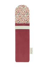 Étui en velours côtelé rose pour couverts, brosse à dents ou pinceaux - Mazzanne