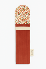 Étui en velours côtelé rose pour couverts, brosse à dents ou pinceaux - Mazzanne