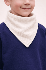 Foulard enfant en gaze de coton écru - Mazzanne