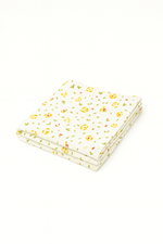 Lange bébé en gaze de coton à fleurs personnalisable - mazzanne