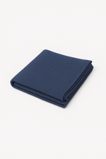 Lange bébé en gaze de coton bleu personnalisable - mazzanne