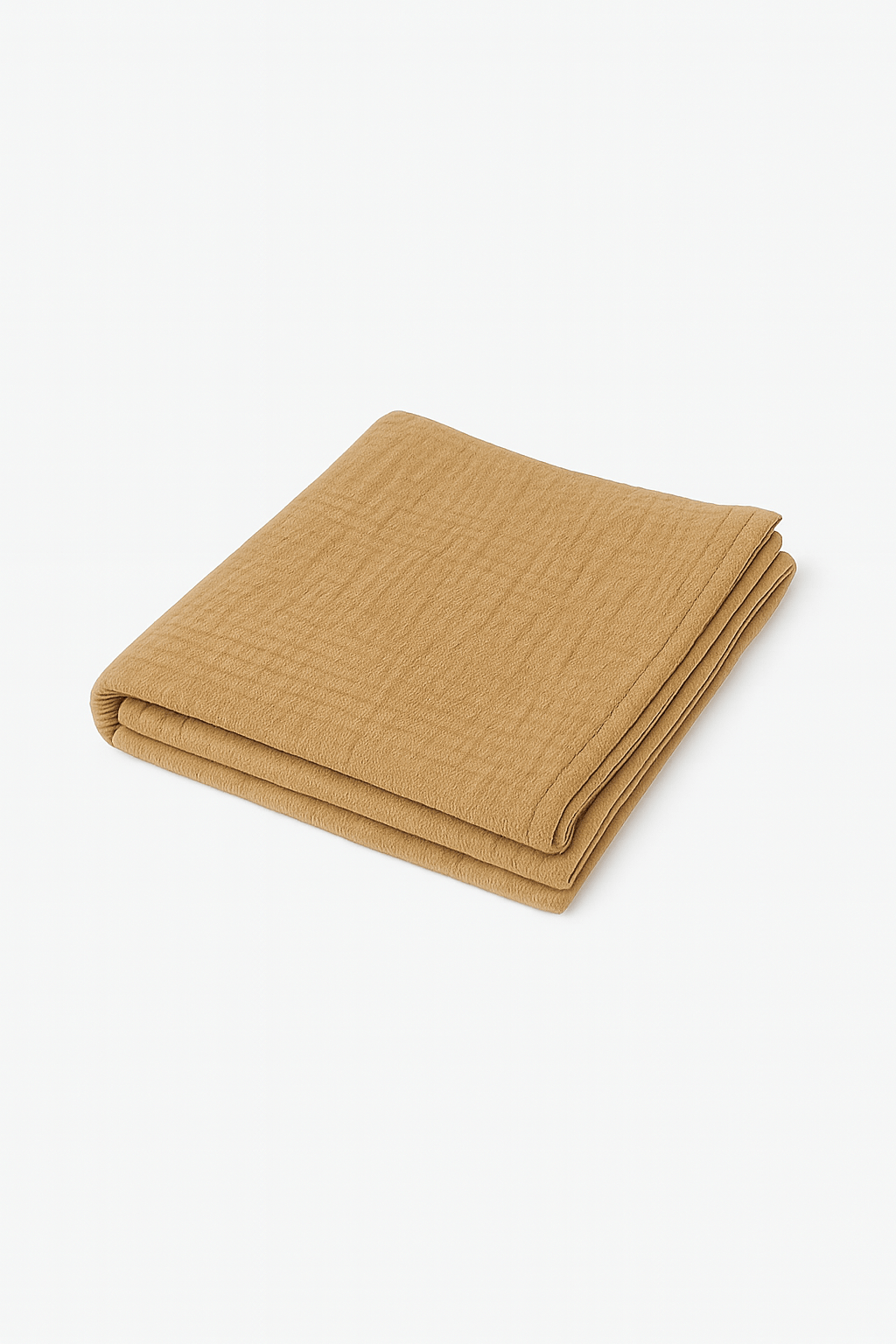 Lange bébé en gaze de coton camel personnalisable - mazzanne