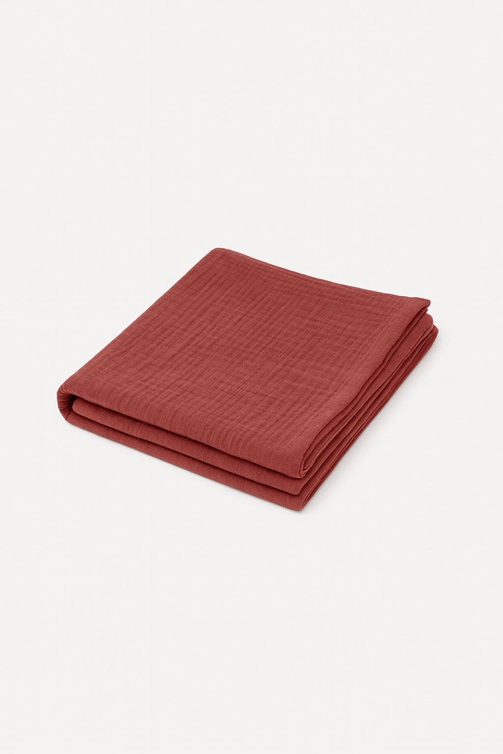 Lange bébé en gaze de coton terracotta personnalisable - mazzanne