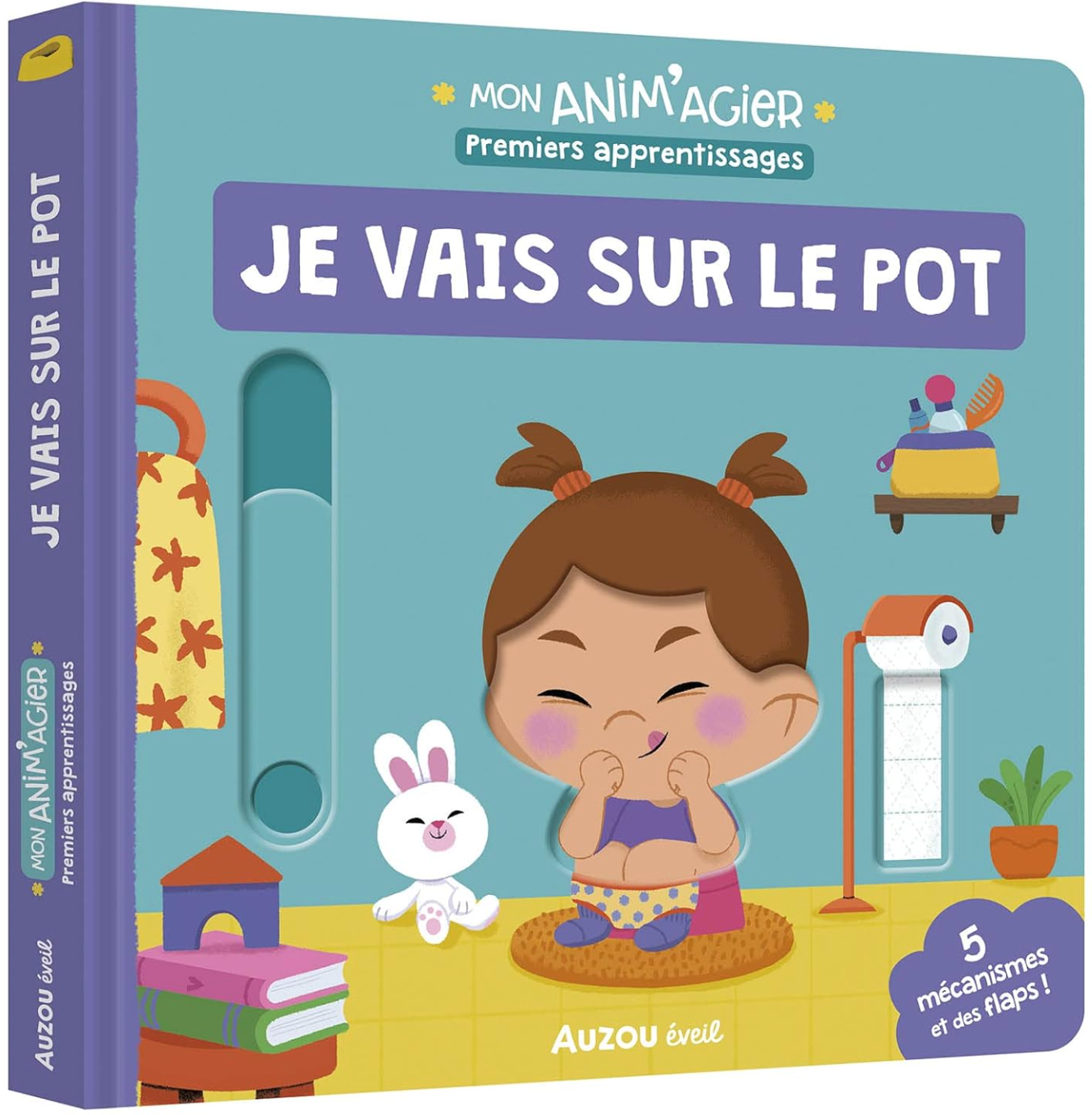 Couverture du livre Je vais sur le pot pour accompagner les premiers apprentissages de la propreté chez l'enfant
