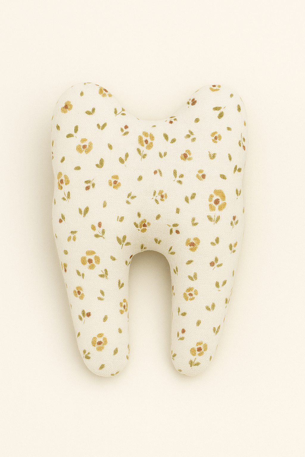 Pochette à dent de lait pour la petite souris personnalisable en gaze de coton à fleurs - Mazzanne