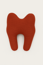 Pochette à dent de lait pour la petite souris personnalisable en gaze de coton terracotta - Mazzanne