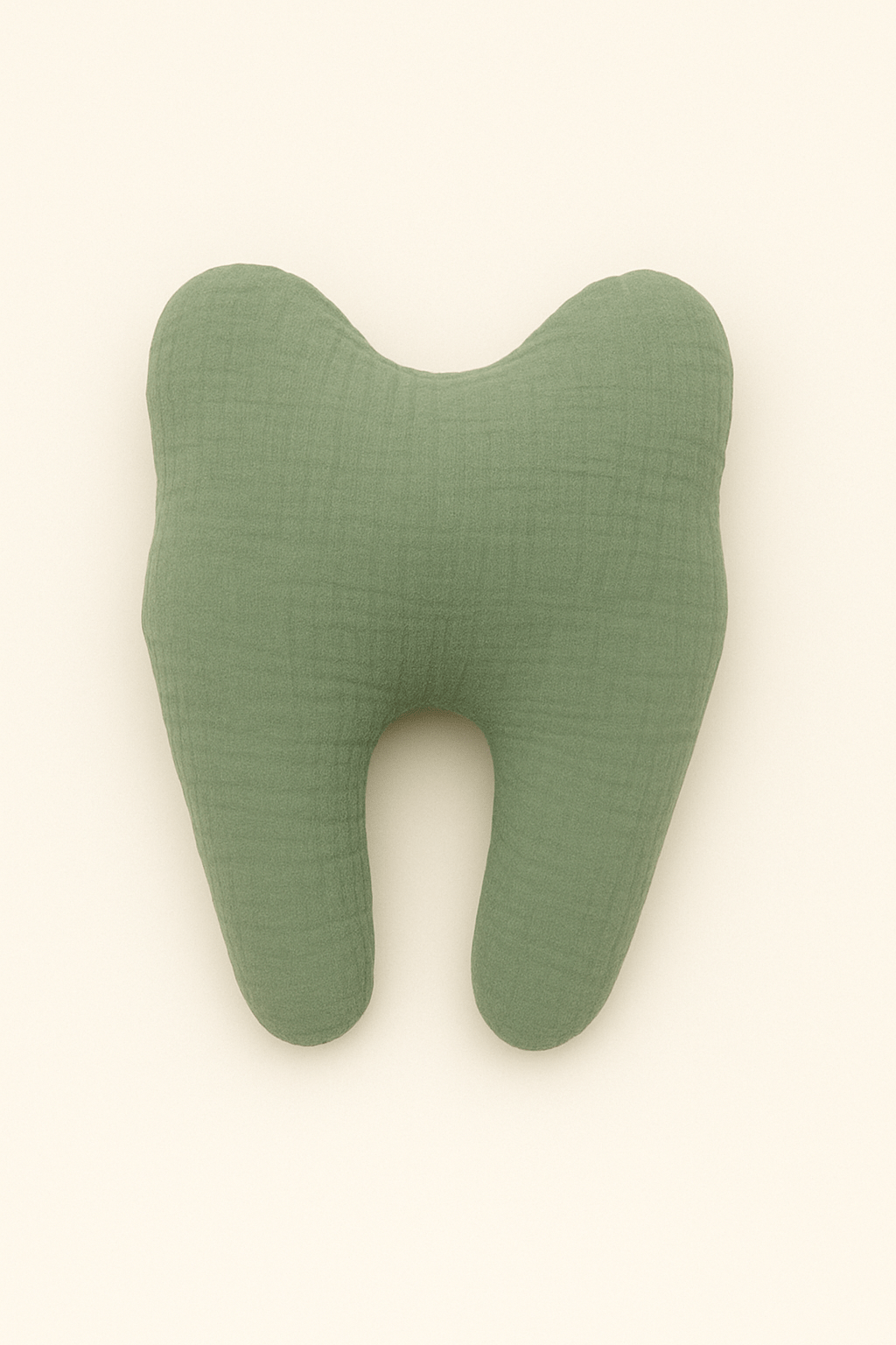 Pochette à dent de lait pour la petite souris personnalisable en gaze de coton verte - Mazzanne