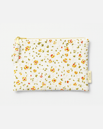 Pochette plate femme personnalisable en gaze de coton fleurs - mazzanne