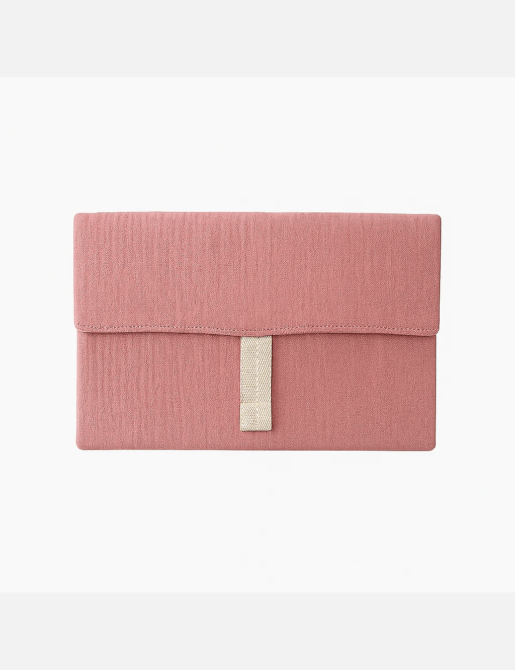 Pochette protection livre femme personnalisable en gaze de coton rose - mazzanne