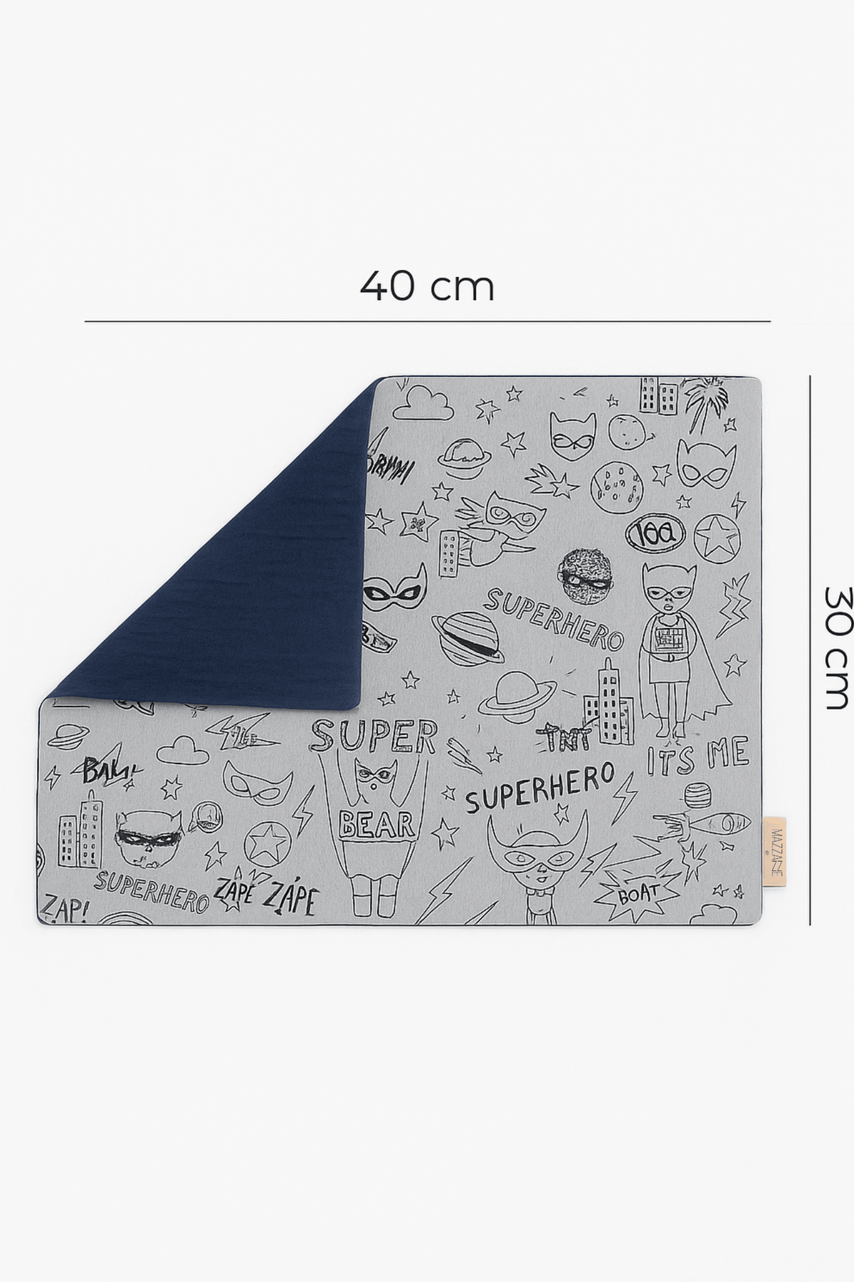 Set de table enfant réversible à colorier lavable et personnalisable motif princesses - Mazzanne