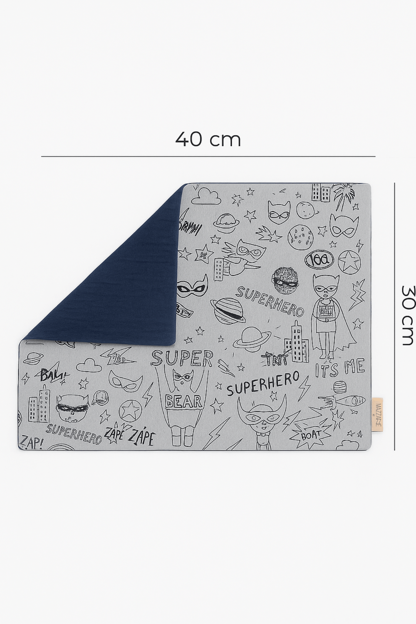 Set de table enfant réversible à colorier lavable et personnalisable motif princesses - Mazzanne