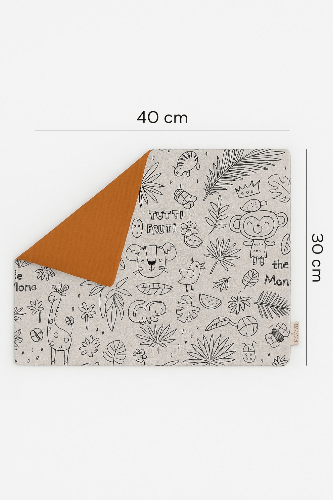 Set de table enfant réversible à colorier lavable et personnalisable motif princesses - Mazzanne