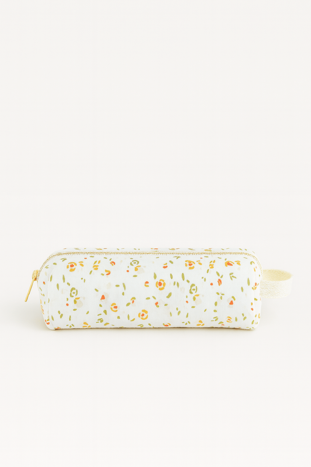 Trousse à crayons enfant école personnalisée en gaze de coton fleurs faite main - mazzanne